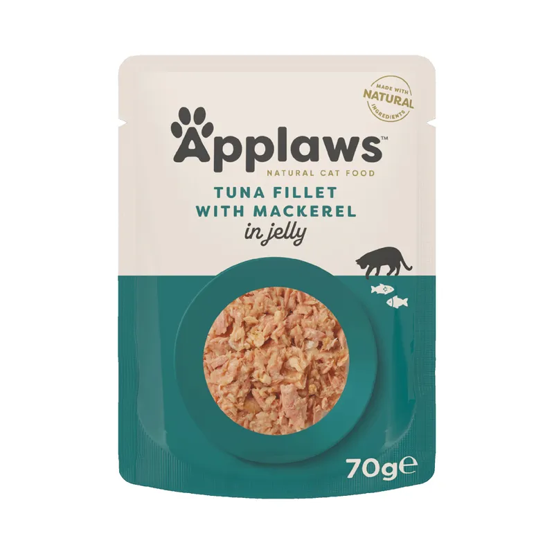 Alternativ bild 0 för Applaws Cat Tonfisk & Makrill i Gelé 70 g