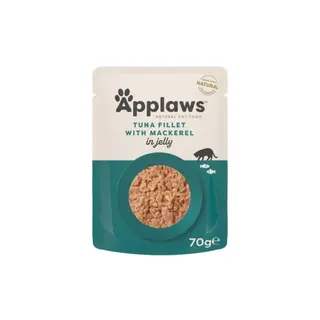 Produktfoto för Applaws Cat Tonfisk & Makrill i Gelé 70 g