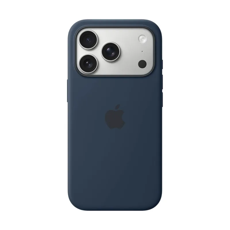 Bild 1 för Apple iPhone 17 Pro Silikonskal (midnatt)