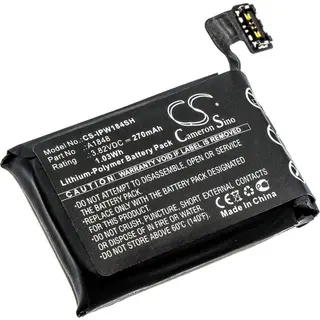 Produktfoto för Apple Watch 3 LTE, 38mm Batteri 270 mAh