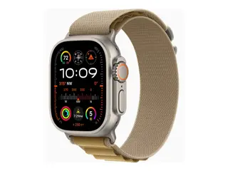 Produktfoto för Apple Watch Ultra 2 GPS + Cellular 49mm - Natural Titanium Case with Tan Alpine Loop - Medium