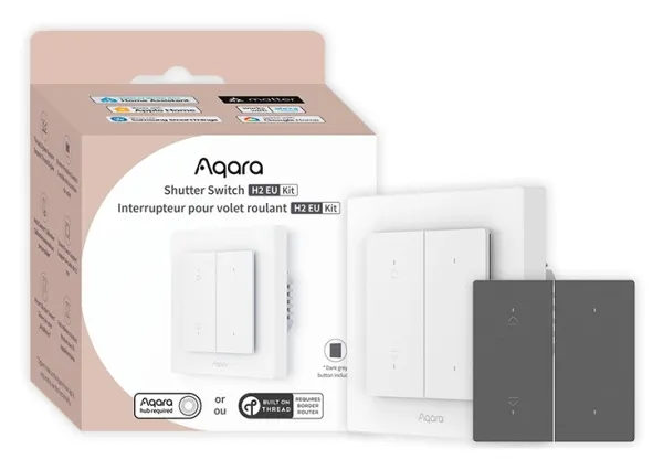 Alternativ bild 0 för Aqara Light Switch H2 EU (4 Buttons, 2 Channels)