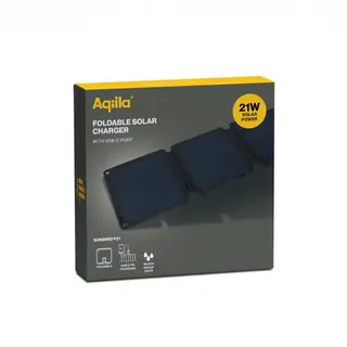 Produktfoto för Aqiila Solcellsladdare Sunbird P21