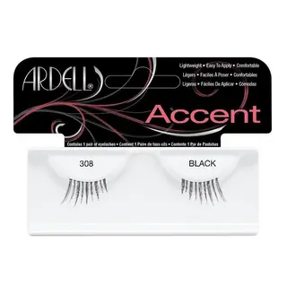 Produktfoto för Ardell Accent 308 1 par lösögonfransar sort