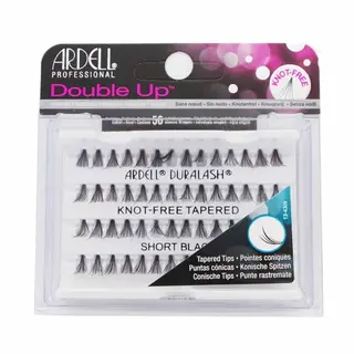 Produktfoto för Ardell Double Up Individual Knot-Free Tapered Short Black