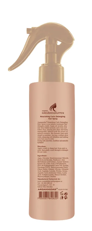 Bild 2 för Arganmidas Nourishing Curls Detangling Hair Spray 250ml