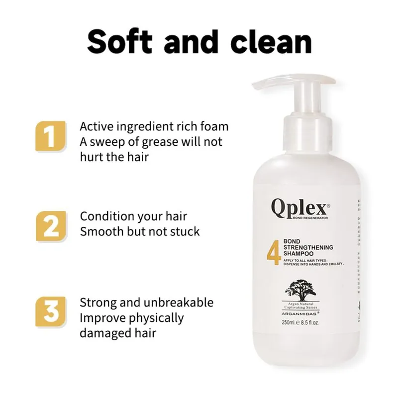 Bild 4 för Arganmidas Qplex No.4 Bond Strengthening Shampoo 250 ml