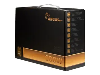 Produktfoto för Argus BPS-600 - Nätaggregat (intern) - ATX12V 2.4 - 80 PLUS Bronze - AC 100/240 V - 600 Watt - aktive PFC