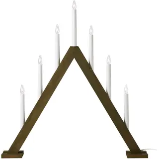 Produktfoto för Ariele Adventljusstake Mörkbrun 54 cm