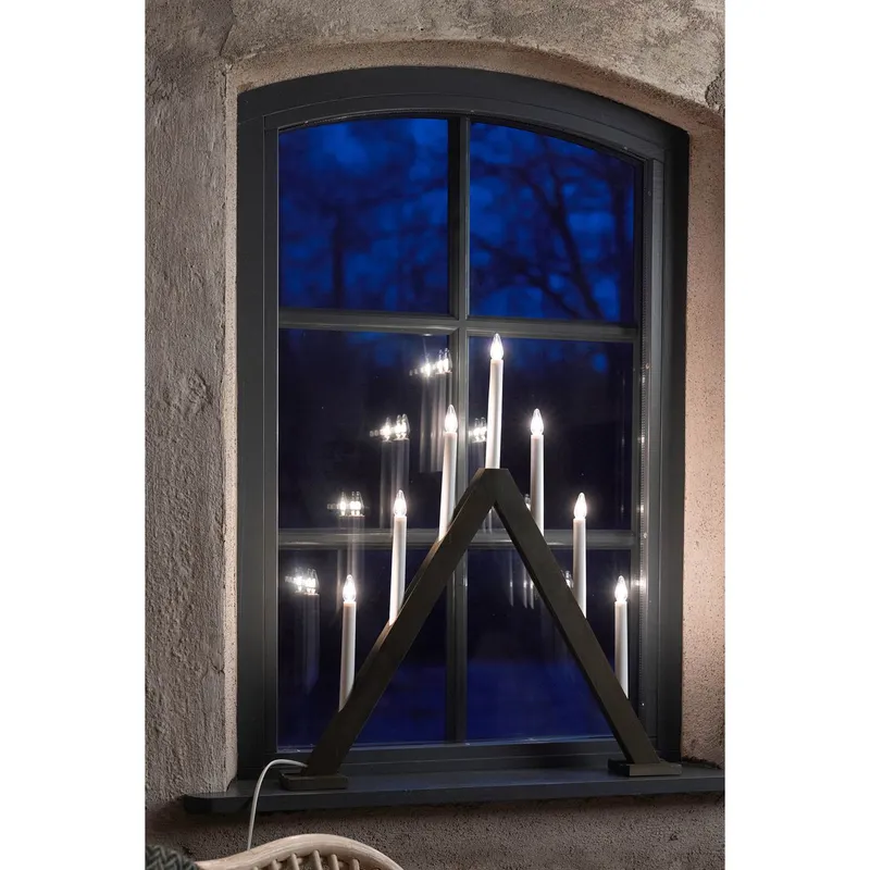 Bild 2 för Ariele Adventljusstake Mörkbrun 54 cm