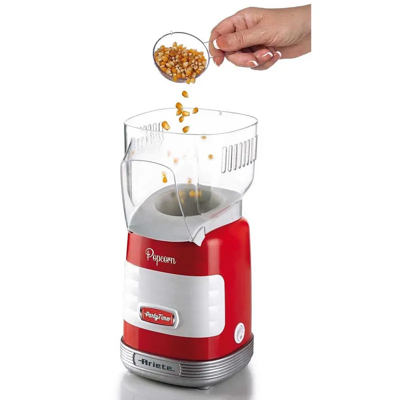 Bild 2 för Ariete Party Time Popcornmaskin, röd