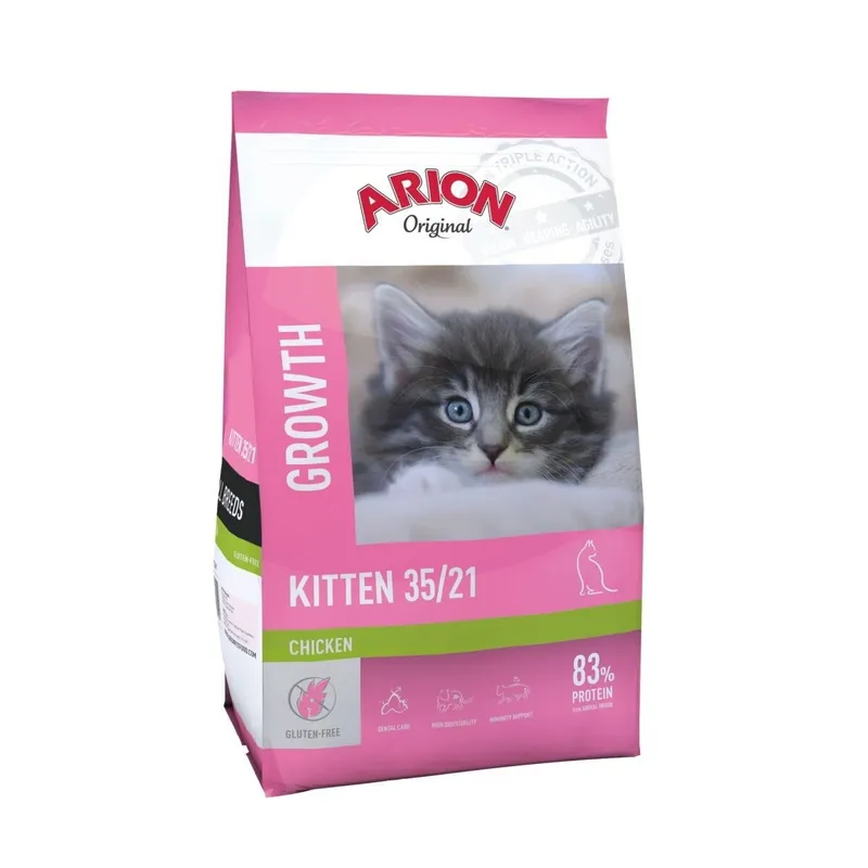 Bild 1 för ARION Cat food - Original Cat Kitten - 7.5 Kg (Chicken)