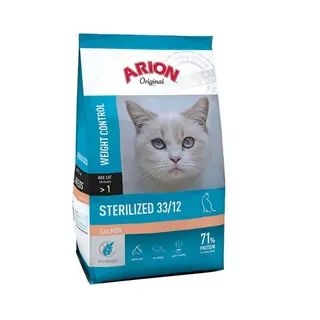Produktfoto för ARION - Cat Food - Original Cat Sterilized - Salmon - 7.5 Kg