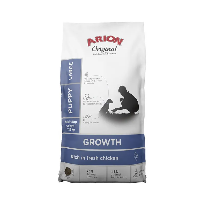 Alternativ bild 0 för ARION original growth chicken large 12 kg