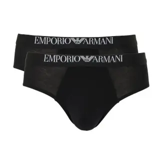 Produktfoto för Armani Endurance Briefs Kalsonger 2P Svart bomull Large Herr