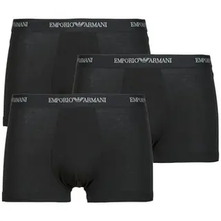 Produktfoto för Armani Stretch Jersey Boxer Briefs Kalsonger 3P Svart bomull Small Herr