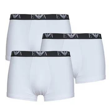 Bild 1 för Armani Stretch Jersey Boxer With Logo Kalsonger 3P Vit bomull Medium Herr