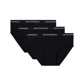 Alternativ bild 0 för Armani Stretch Jersey Briefs Kalsonger 3P Svart bomull X-Large Herr