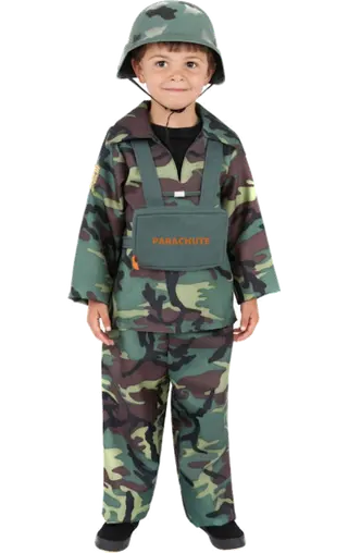 Produktfoto för Armépojke-dräkt barn L