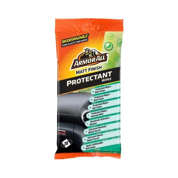 Alternativ bild 0 för Armor All flatpack vinyl matt - Wipes 20 st