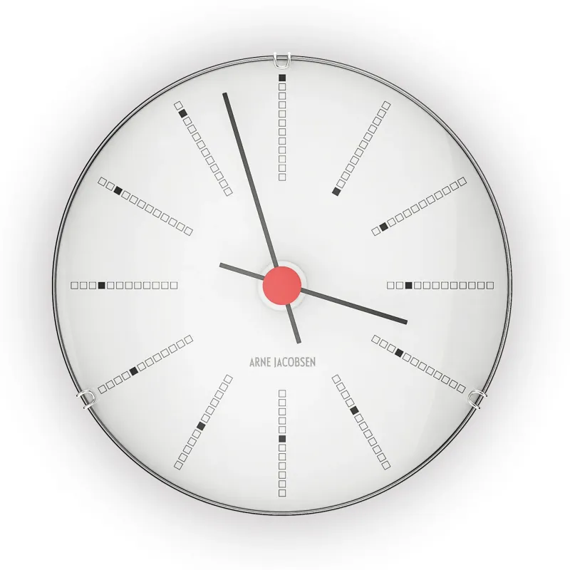 Alternativ bild 0 för Arne Jacobsen - Bankers Vejrstationer - Klockan - Wall clock - Ø12 cm