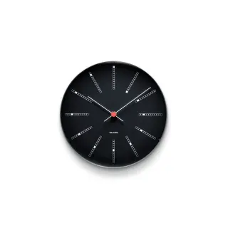 Produktfoto för Arne Jacobsen - Bankers Watches - Klockan - Wall Clock Black Ø21 - Ø21 cm