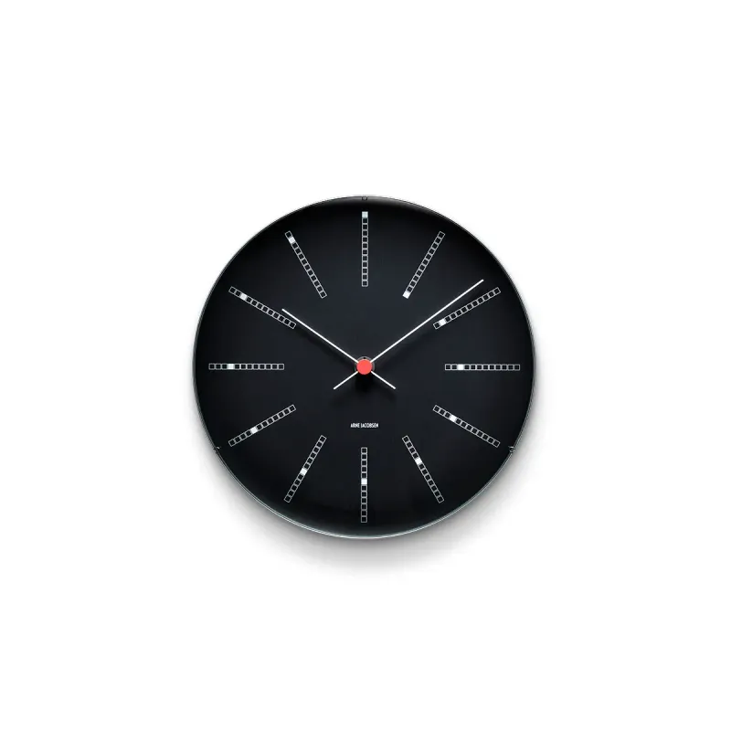 Alternativ bild 0 för Arne Jacobsen - Bankers Watches - Klockan - Wall Clock Black Ø21 - Ø21 cm