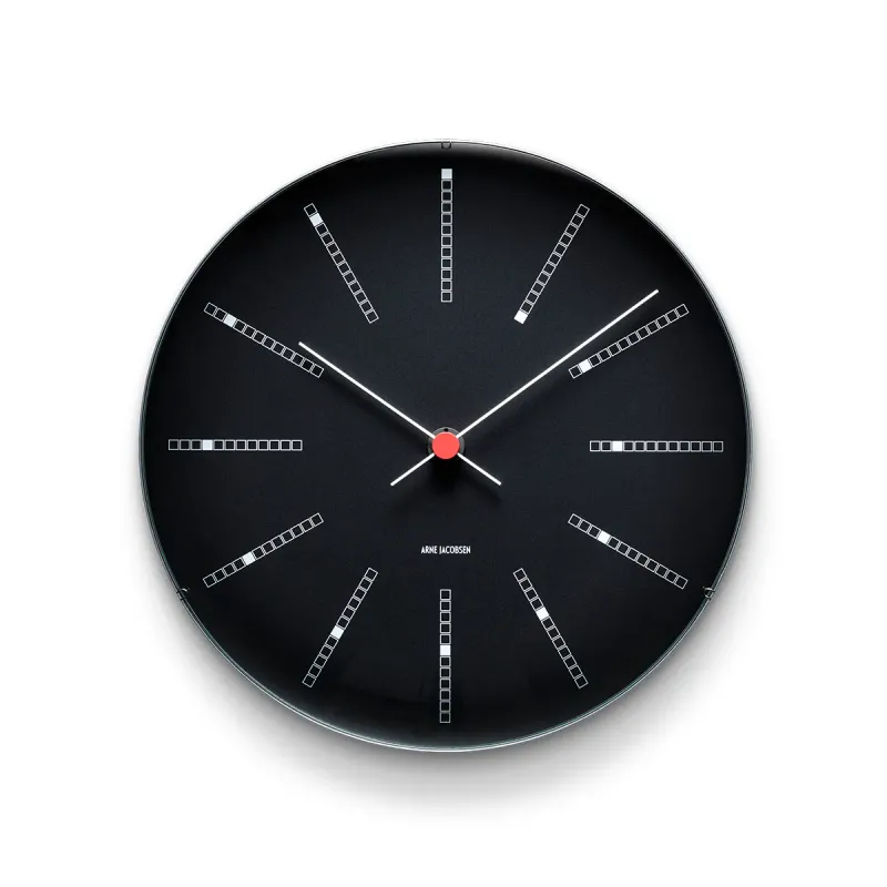 Alternativ bild 0 för Arne Jacobsen - Bankers Watches - Klockan - Wall Clock Black Ø29 - Ø29 cm