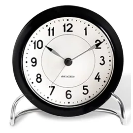 Alternativ bild 0 för Arne Jacobsen - Station Table Watch - Klockan - Black - Ø11 x 12 x 6,7 cm