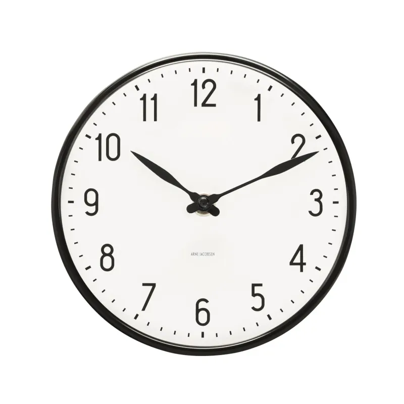 Alternativ bild 0 för Arne Jacobsen - Station Vægur - Klockan - Wall clock Ø16 - Ø16 cm
