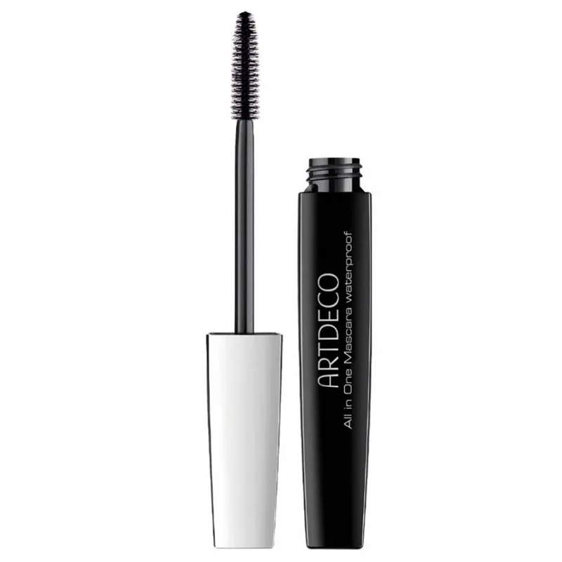 Bild 1 för ARTDECO All In One Mascara Waterproof, Svart, Lockar, Förlängning, Volymgivande, Kvinna, Karnaubavax, ISODODECANE, COPERNICIA CERIFERA (CARNAUBA) WAX, AQUA (WATER), EUPHORBIA CERIFERA CERA (EUPHORBIA..., 10 ml