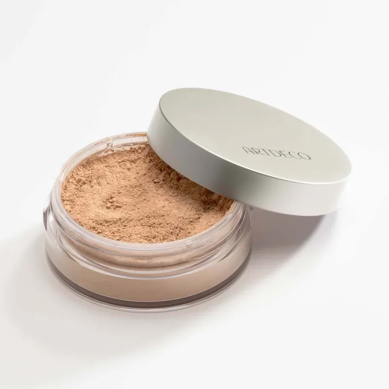 Bild 2 för ARTDECO Mineral Powder Foundation, Burk, Puder, Beige, Honey, Fet hud, Känslig hud, Matt