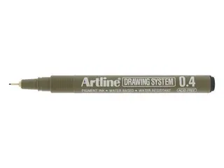 Produktfoto för Artline Fineliner EK234 0.4mm svart