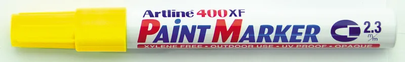 Alternativ bild 0 för Artline Märkpenna Rund 400XF Paint gul
