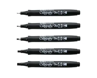 Produktfoto för Artline Supreme Calligraphy Pen 5/set black