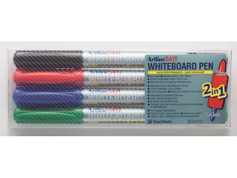 Alternativ bild 0 för Artline Whiteboardpenna 541T 4 färger