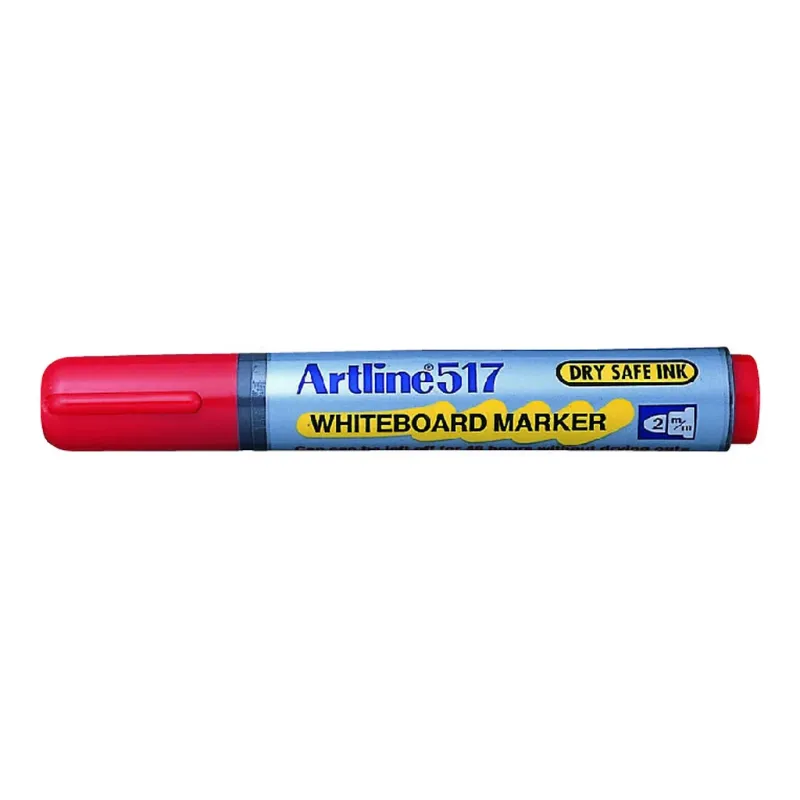 Alternativ bild 0 för Artline Whiteboardpenna Rund 517 röd
