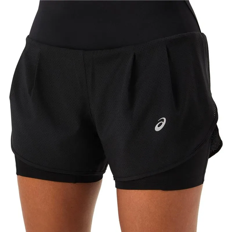 Bild 2 för Asics Road 2-N-1 3.5In Short Women Performance Black/Performance Black