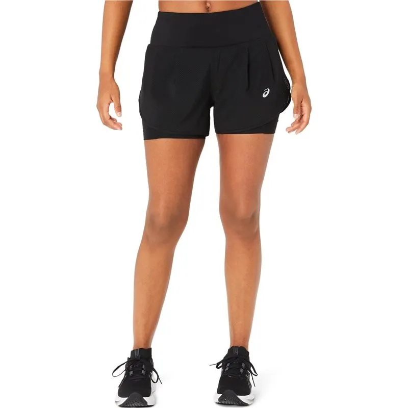 Bild 1 för Asics Road 2-N-1 3.5In Short Women Performance Black/Performance Black