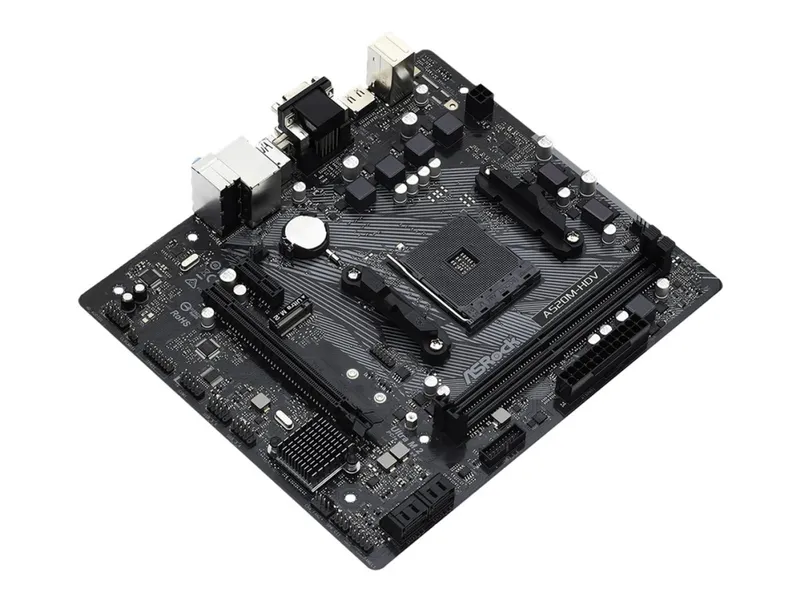 Alternativ bild 0 för ASRock A520M-HDV Moderkort - AMD A520 - AMD AM4 socket - DDR4 RAM - Micro-ATX