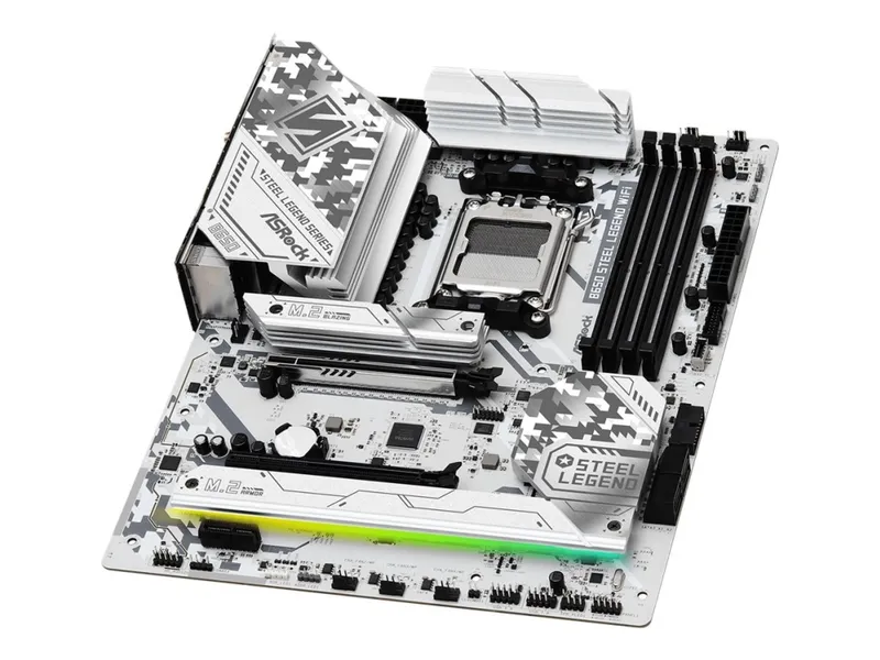 Alternativ bild 0 för ASRock B650 Steel Legend WiFi Moderkort - AMD B650 - AMD AM5 socket - DDR5 RAM - ATX