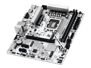 Produktfoto för ASRock B760M-HDV/M.2 - Moderkort - micro ATX - LGA1700-uttag - B760 Chipuppsättning - USB 3.2 Gen 1, USB-C 3.2 Gen 1 - 2.5 Gigabit LAN - inbyggda grafiken (CPU krävs) - HD-ljud (8 kanaler)