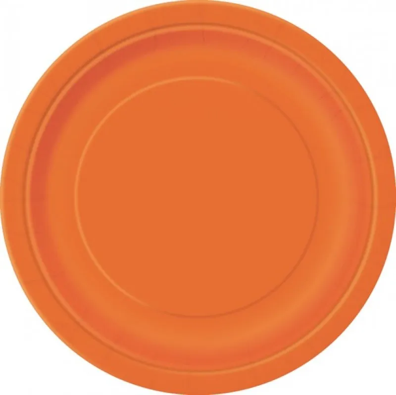 Alternativ bild 0 för Assietter Orange 8-pack