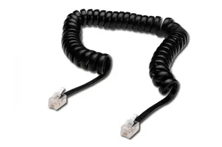 Produktfoto för ASSMANN phone cable - 4 m - black