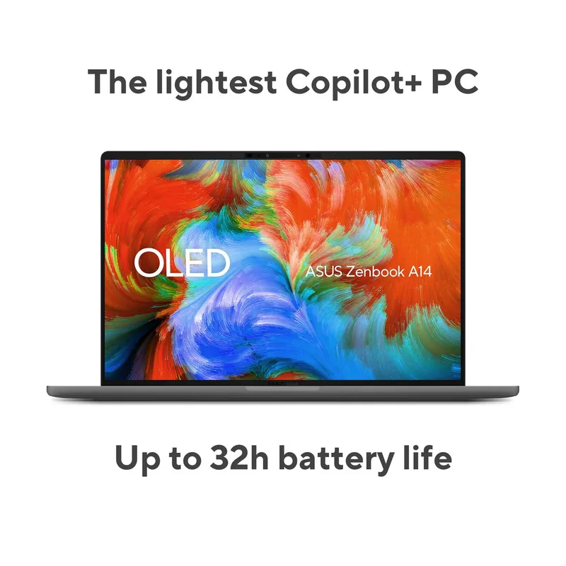 Bild 2 för ASUS 14" -  Zenbook A14 UX3407QA-PURE4 Copilot+ PC