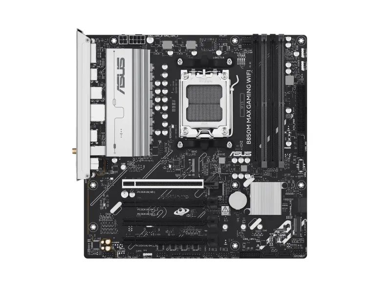 Alternativ bild 0 för ASUS B850M MAX GAMING WIFI Moderkort - AMD B850 - AMD AM5 socket - DDR5 RAM - Micro-ATX
