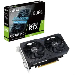 Produktfoto för ASUS GeForce RTX 3050 DUAL OC V2 - 8GB GDDR6 RAM - Grafikkort