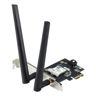 Produktfoto för ASUS PCE-AX1800 - Nätverksadapter - PCIe - 802.11a, 802.11b/g/n, 802.11ax, Bluetooth 5.2