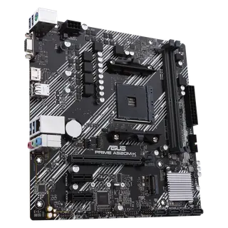 Produktfoto för ASUS PRIME A520M-K Moderkort - AMD A520 - AMD AM4 socket - DDR4 RAM - Micro-ATX