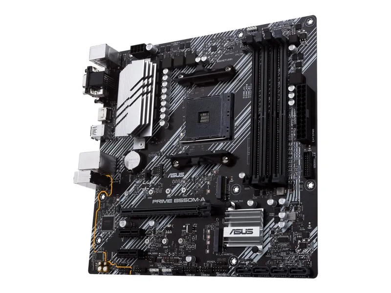 Alternativ bild 0 för ASUS PRIME B550M-A Moderkort - AMD B550 - AMD AM4 socket - DDR4 RAM - Micro-ATX